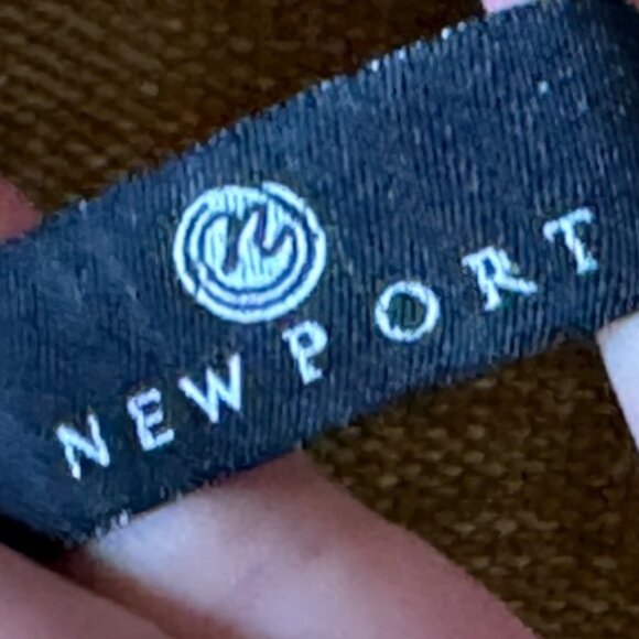 Newport Tan Button-Accent Linen Blend Decorative Pillow Covers 19" x 19" Pair - Picture 4 of 5